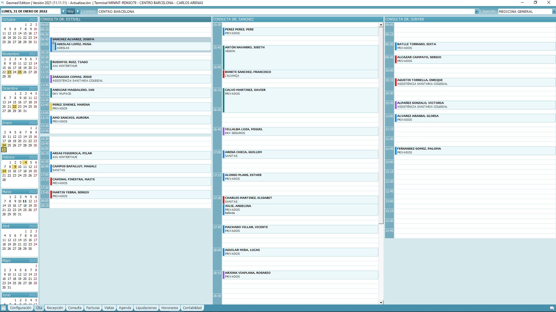 Módulo de Recepción